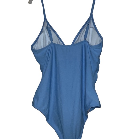 New Blue One Piece Lg Swimsuit - Picture 3 of 3